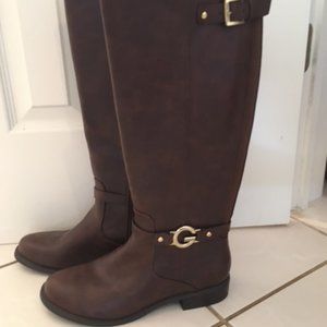 Guess - Brown, knee-high boots, NWT